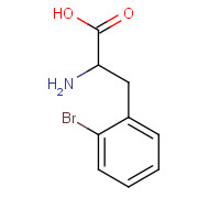 30163-16-7 2-amino-3-(2-bromophenyl)propanoic acid chemical structure
