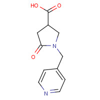 304859-15-2 5-oxo-1-(pyridin-4-ylmethyl)pyrrolidine-3-carboxylic acid chemical structure
