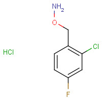 317821-68-4 O-(2-Chloro-4-fluorobenzyl)hydroxylamine hydrochloride chemical structure