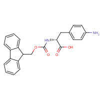 324017-21-2 Fmoc-4-amino-D-phenylalanine chemical structure