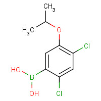 325786-18-3 2,4-DICHLORO-5-ISOPROPOXYPHENYLBORONIC ACID chemical structure