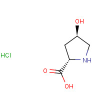 32968-78-8 (2S,4R)-4-hydroxypyrrolidine-2-carboxylic Acid Hydrochloride chemical structure
