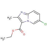 330858-13-4 ethyl 6-chloro-2-methylimidazo[1,2-a]pyridine-3-carboxylate chemical structure