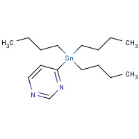 332133-92-3 4-(Tributylstannyl)pyrimidine chemical structure