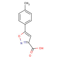 33282-21-2 5-(4-Methylphenyl)isoxazole-3-carboxylic acid chemical structure