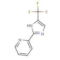 33468-85-8 2-(4-(Trifluoromethyl)-1H-imidazol-2-yl)pyridine chemical structure