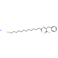 36577-41-0 Sodium N-tetradecanoyl-L-phenlyalaninate chemical structure