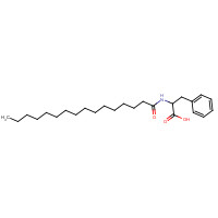 37571-96-3 (2S)-2-(hexadecanoylamino)-3-phenylpropanoic acid chemical structure