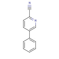 39065-45-7 5-phenylpyridine-2-carbonitrile chemical structure