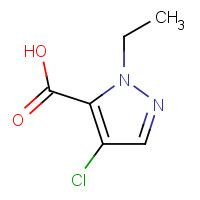 400756-39-0 4-Chloro-1-ethyl-1H-pyrazole-5-carboxylic acid chemical structure