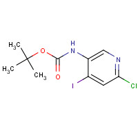 400777-00-6 tert-Butyl (6-chloro-4-iodopyridin-3-yl)carbamate chemical structure