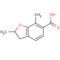467427-84-5 2,7-DIMETHYL-2,3-DIHYDROBENZOFURAN-6-CARBOXYLIC ACID chemical structure
