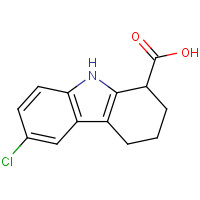 50639-66-2 6-Chloro-2,3,4,9-tetrahydro-1H-carbazole-1-carboxylic acid chemical structure