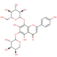 52012-29-0 APIGENIN-6-ARABINOSIDE-8-GLUCOSIDE chemical structure