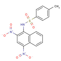 52077-96-0 N-(2 4-DINITRO-1-NAPHTHYL)-P-TOLUENESULFONAMIDE chemical structure