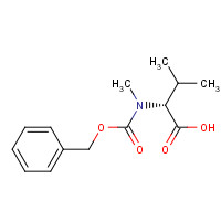 53978-73-7 N-Cbz-N-methyl-D-valine chemical structure