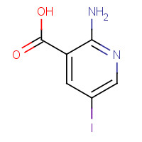 54400-30-5 2-Amino-5-iodonicotinic acid chemical structure