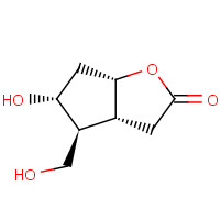 54423-47-1 (3aR,4S,5R,6aS)-hexahydro-5-hydroxy-4-(hydroxymethyl)-2H-cyclopenta[b]furan-2-one chemical structure