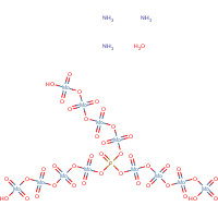 54723-94-3 AMMONIUM PHOSPHOMOLYBDATE HYDRATE chemical structure