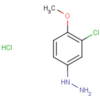54812-55-4 (3-Chloro-4-methoxyphenyl)hydrazine hydrochloride chemical structure