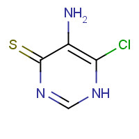 54851-35-3 5-Amino-6-chloropyrimidine-4-thiol chemical structure