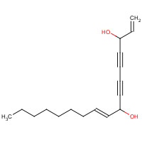55297-87-5 heptadeca-1,9-dien-4,6-diyne-3,8-diol chemical structure