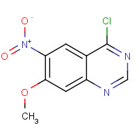 55496-69-0 4-chloro-7-methoxy-6-nitroquinazoline chemical structure