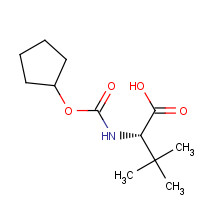 572924-00-6 (S)-2-Cyclopentyloxycarbonylamino-3,3-dimethyl-butyric acid chemical structure