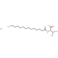 58185-39-0 Sodium N-tetradecanoyl-L-valinate chemical structure