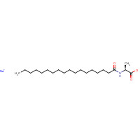 58725-36-3 N-Octadecanoyl-L-alanine sodiuM salt chemical structure