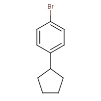 59734-91-7 1-Bromo-4-cyclopentylbenzene chemical structure