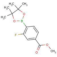 603122-79-8 2-Fluoro-4-(methoxycarbonyl)phenylboronic acid pinacol ester chemical structure