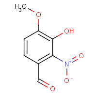 6284-92-0 3-HYDROXY-4-METHOXY-2-NITRO-BENZALDEHYDE chemical structure
