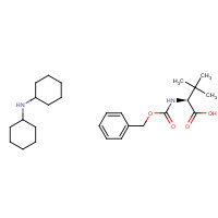 62965-37-1 Dicyclohexylamine (S)-2-(((benzyloxy)carbonyl)amino)-3,3-dimethylbutanoate chemical structure