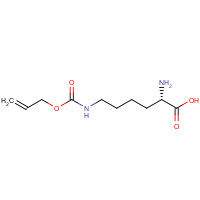 6298-03-9 (S)-6-(((Allyloxy)carbonyl)amino)-2-aminohexanoic acid chemical structure