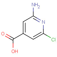6313-55-9 2-Amino-6-chloropyridine-4-carboxylic acid chemical structure