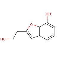 63417-34-5 2-(2-hydroxyethyl)-1-benzofuran-7-ol chemical structure