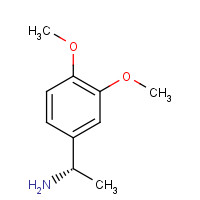 65451-89-0 (1s)-1-(3,4-dimethoxyphenyl)ethanamine chemical structure