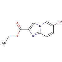 67625-37-0 ethyl 6-bromoimidazo[1,2-a]pyridine-2-carboxylate chemical structure