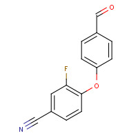 676494-55-6 3-FLUORO-4-(4-FORMYLPHENOXY)BENZONITRILE chemical structure