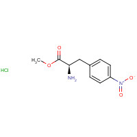 67877-95-6 (R)-Methyl 2-amino-3-(4-nitrophenyl)propanoate hydrochloride chemical structure