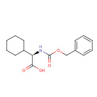 69901-85-5 (R)-2-(((Benzyloxy)carbonyl)amino)-2-cyclohexylacetic acid chemical structure