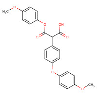 70175-90-5 3-(4-Methoxyphenoxy)-2-(4-(4-methoxyphenoxy)phenyl)-3-oxopropanoic acid chemical structure