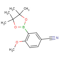 706820-96-4 5-CYANO-2-METHOXYPHENYLBORONIC ACID PINACOL ESTER chemical structure