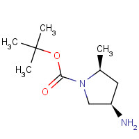 708274-46-8 1-Pyrrolidinecarboxylicacid,4-amino-2-methyl-,1,1-dimethylethylester,(2S,4R)-(9CI) chemical structure