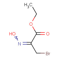 73472-94-3 ETHYL 3-BROMO-2-(HYDROXYIMINO)PROPANOATE chemical structure