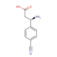 738606-24-1 (R)-3-Amino-3-(4-cyanophenyl)propanoic acid chemical structure