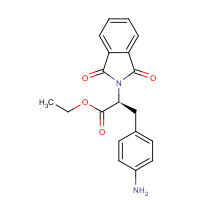 74743-23-0 (S)-Ethyl 3-(4-aminophenyl)-2-(1,3-dioxoisoindolin-2-yl)propanoate chemical structure