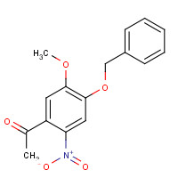 75665-88-2 1-(4-(benzyloxy)-5-methoxy-2-nitrophenyl)ethanone chemical structure