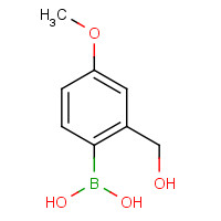 762263-92-3 2-HYDROXYMETHYL-4-METHOXYPHENYLBORONIC ACID chemical structure